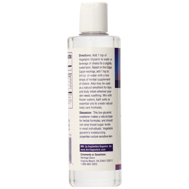 Heritage Store Vegetable Glycerin, 8 Ounce
