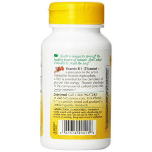 Nature's Way - B-1, 100 mg, 100 capsules - The Oasis of Health