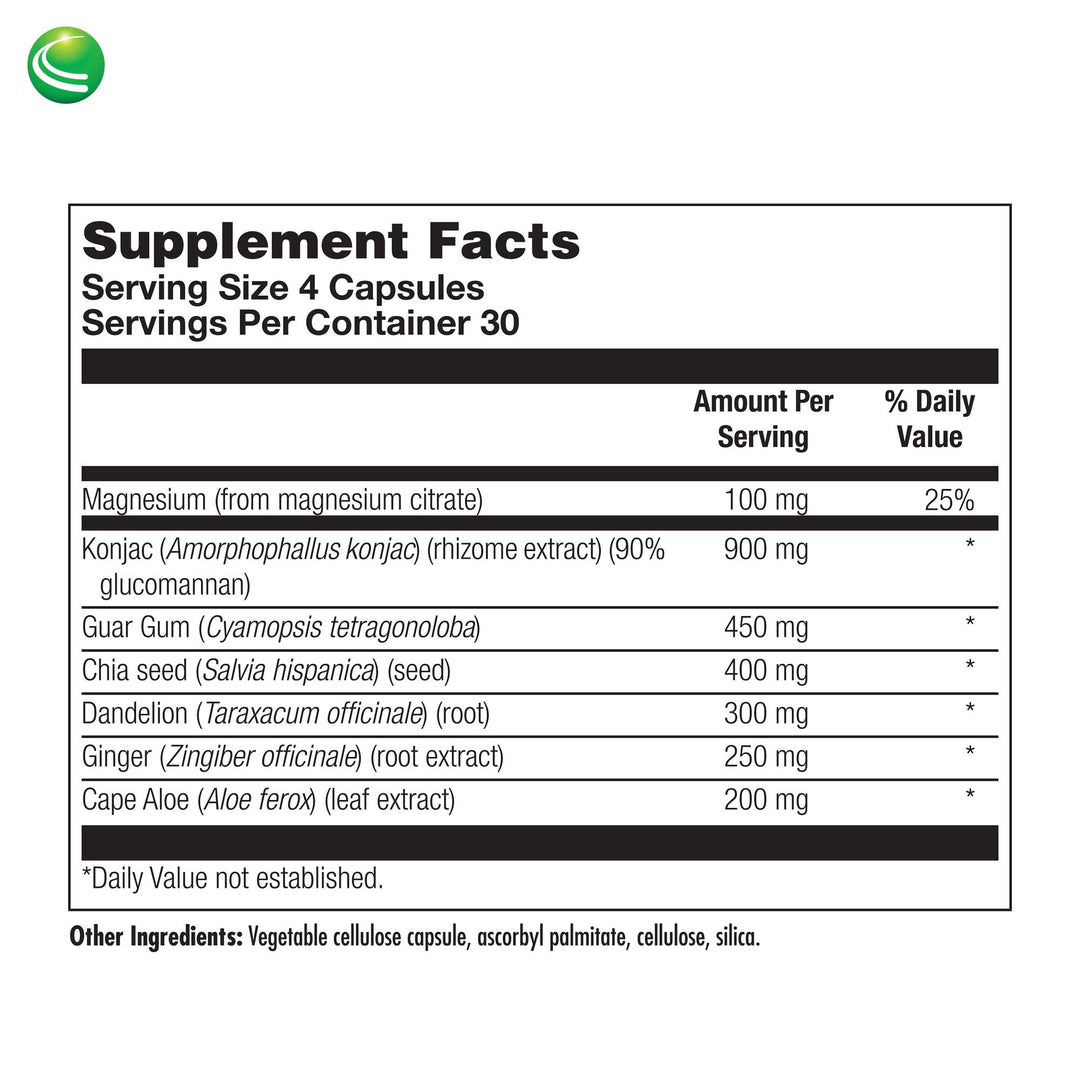 Nutra BioGenesis BioLax -Magnesium Citrate, Konjac, and Dietary Fiber to Help Support Digestive Health, Elimination &amp; Cleansing - Gluten Free, Vegan, Non-GMO - 120 Capsules