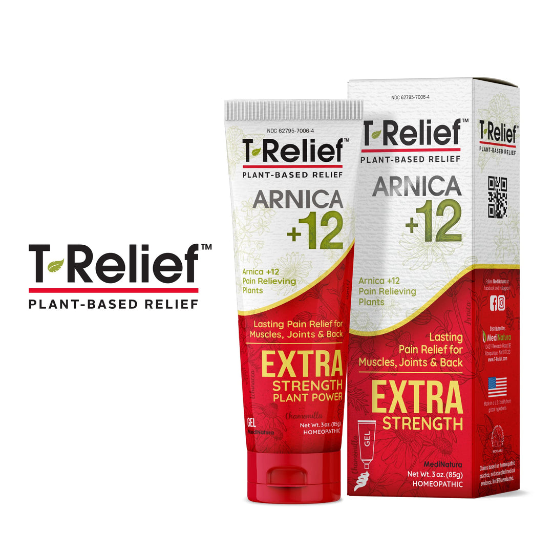 Medinatura T-Relief Arnica +12 Extra Strength Arthritis Pain Gel 3 oz