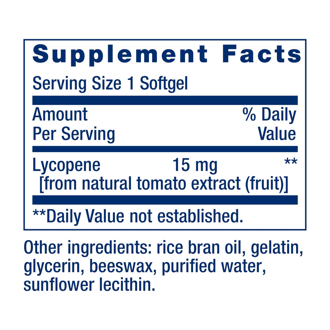 Life Extension Mega Lycopene, Prostate Health, arterial Health, antioxidant Defense, Gluten-Free, Non-GMO, 90 softgels - The Oasis of Health