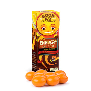 Good Day Chocolate Energy Supplement with Caffeine, 8 pieces, 12 pack