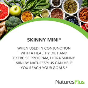 Natures Plus - Skinny Mini Energizing Weight Loss Formula - 90 Vegetarian Capsules - The Oasis of Health