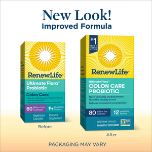 Renew Life Adult Probiotics, 80 Billion CFU Guaranteed, Colon Care Probiotic Supplement for Digestive, Immune, Shelf Stable, Gluten Dairy & Soy Free, 60 Capsules - The Oasis of Health