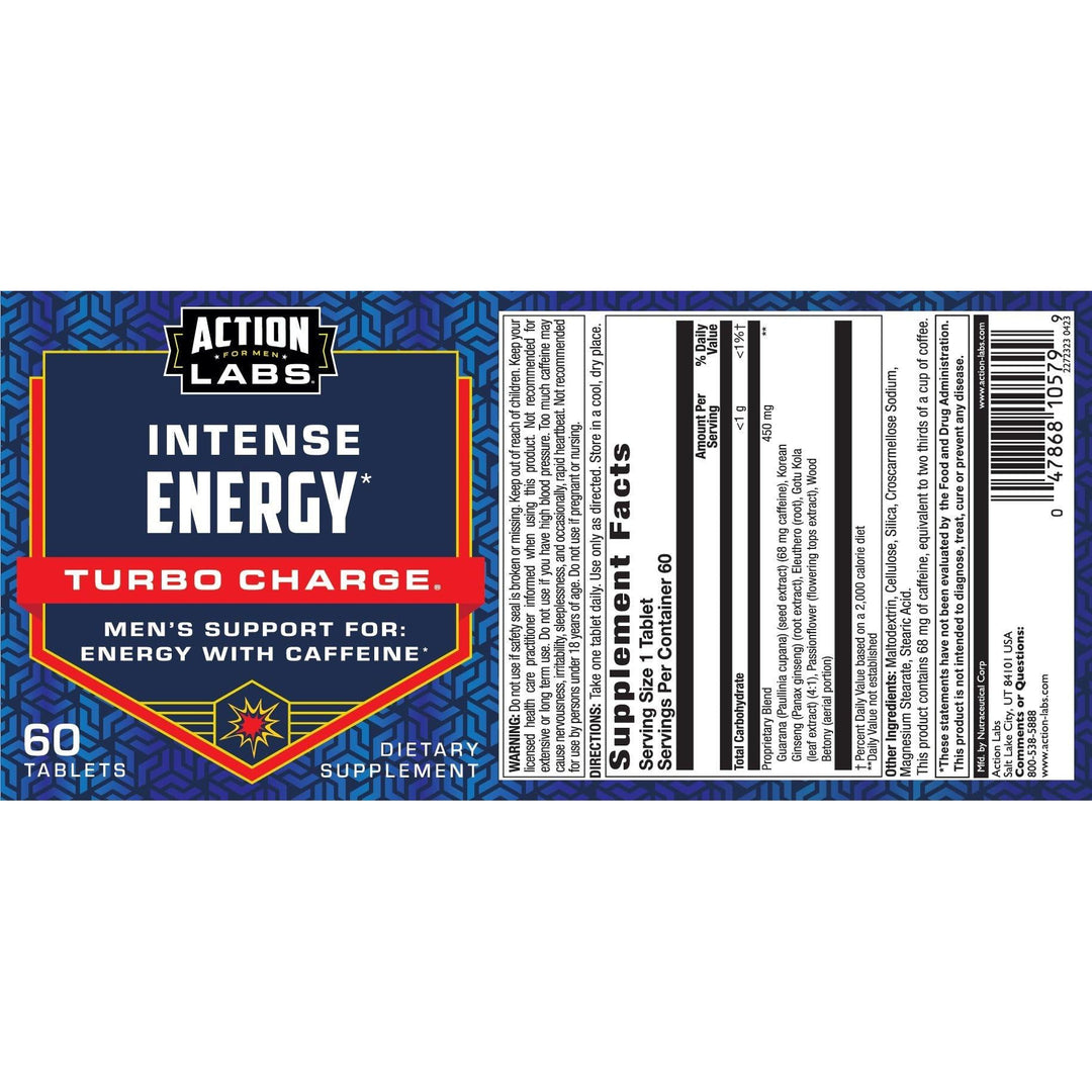 Intense Energy Boost | Turbo Charge by Action Labs