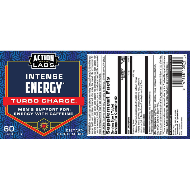 Intense Energy Boost | Turbo Charge by Action Labs