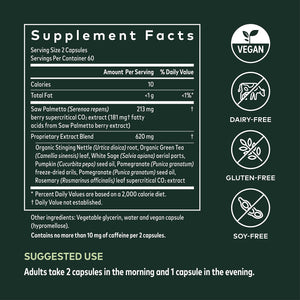 Gaia Herbs Prostate Health - Supports Prostate Health and Function for Men - 120 Vegan Liquid Phyto-Capsules - The Oasis of Health