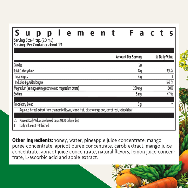 Floradix Magnesium - Liquid Herbal &amp; Mineral Supplement Supports Healthy Nervous System &amp; Normal Muscle Function - Gentle Liquid Formula - Vegetarian, Gluten-Free &amp; Non-GMO - 8.5 fl oz