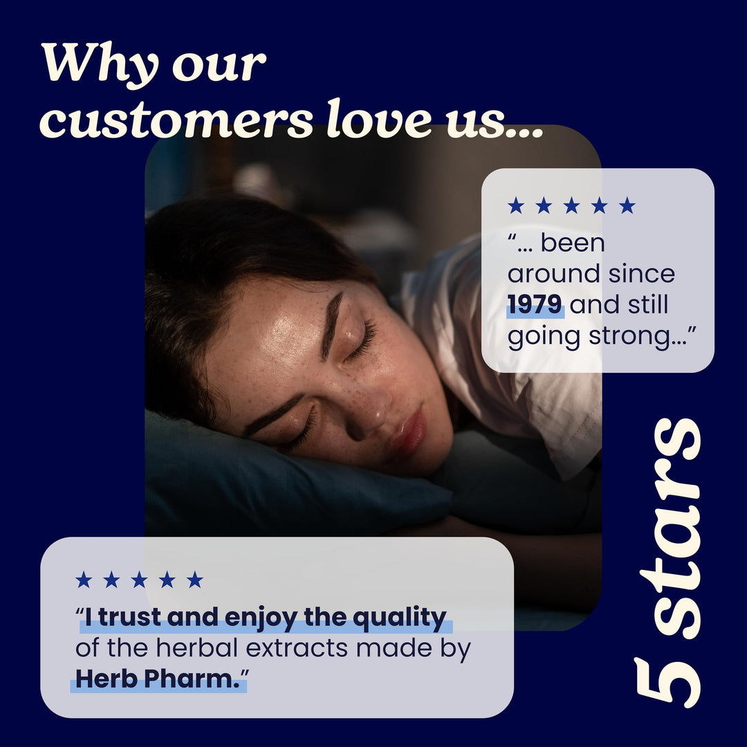 Herb Pharm Valerian Root Sleep Support Capsules: Certified Organic Sleep Aid for Adults Valeriana Extract for Relaxation, Non-Bitter, Melatonin Free, Vegan, ~30-60 Day Supply, 60 Capsules*
