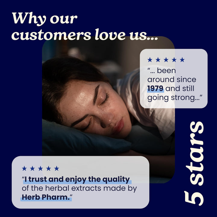 Herb Pharm Valerian Root Sleep Support Capsules: Certified Organic Sleep Aid for Adults Valeriana Extract for Relaxation, Non-Bitter, Melatonin Free, Vegan, ~30-60 Day Supply, 60 Capsules*