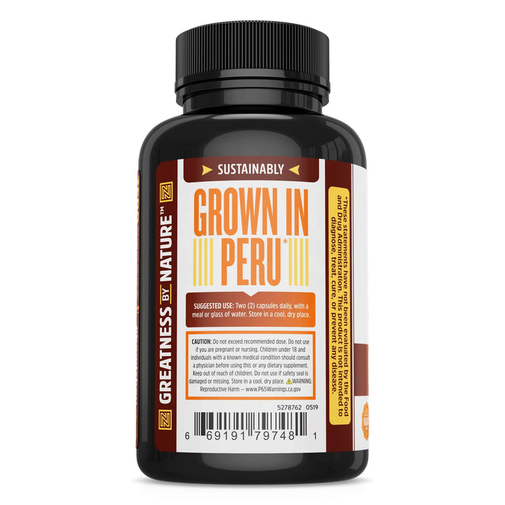 Zhou Maca Root | Wellness Supplement for Men &amp; Women | Boosts Energy | 60 Servings, 120 Count