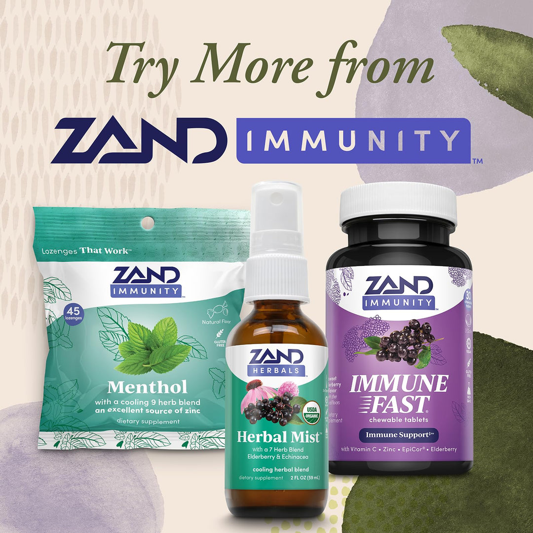 ZAND Immune Fast Elderberry Chews Boosts Immune Response &amp; Cell Activity w/EpiCor* &amp; Vitamin C, 30 Tablets, 10 Serv. (4305405)