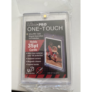 5 Ultra Pro 35pt Magnetic Card Holder Cases (Up to 35 Pt) - Holds Thick Baseball, Football, Hockey Cards