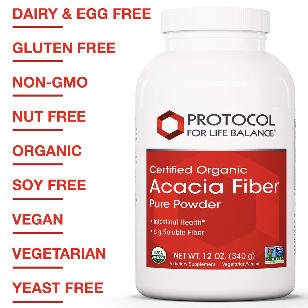 Firebrick Protocol For Life Balance Acacia Fiber Powder Organic 12oz -P5905