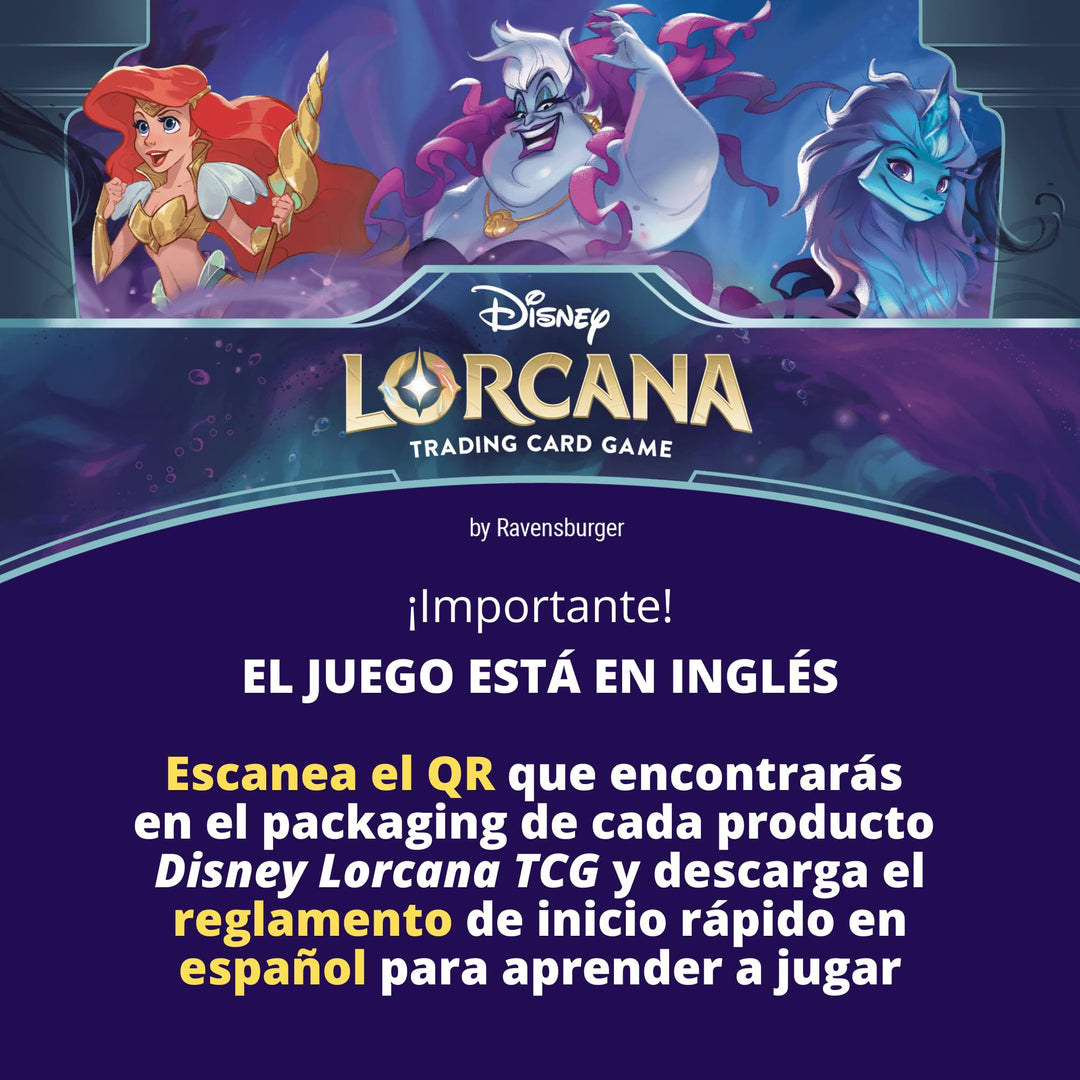 Ravensburger Disney Lorcana TCG: Shimmering Skies - Emerald &amp; Steel Single-Player Starter Deck | Engaging Gameplay | Over 200 Original Disney Artworks | Ideal for Ages 8+