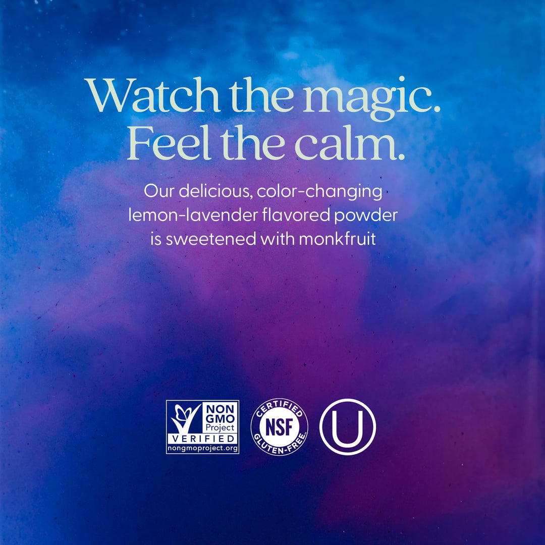 New Chapter Magnesium Glycinate + L-Theanine Supplement Powder, with 325 mg Magnesium &amp; L-Theanine 200 mg for Calm, Focus, Mental Clarity, Muscle Relaxation &amp; Cortisol Balance*, 30 Servings
