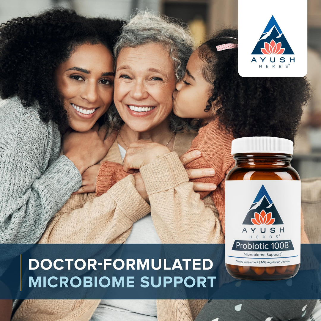 Ayush Herbs Probiotic 100b - 60 VCaps