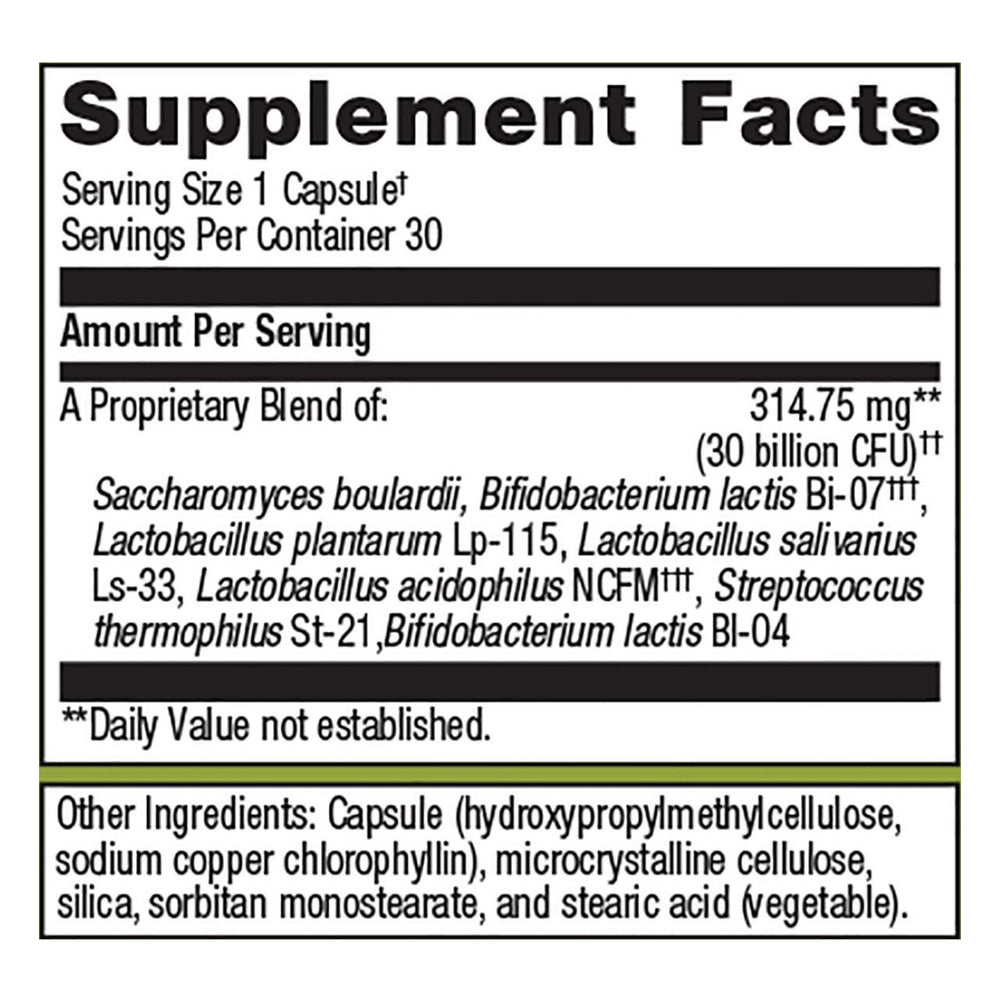Metagenics UltraFlora Spectrum 30 Capsules