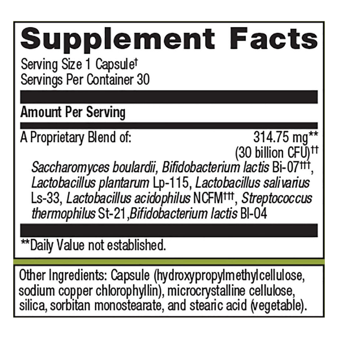 Metagenics UltraFlora Spectrum 30 Capsules