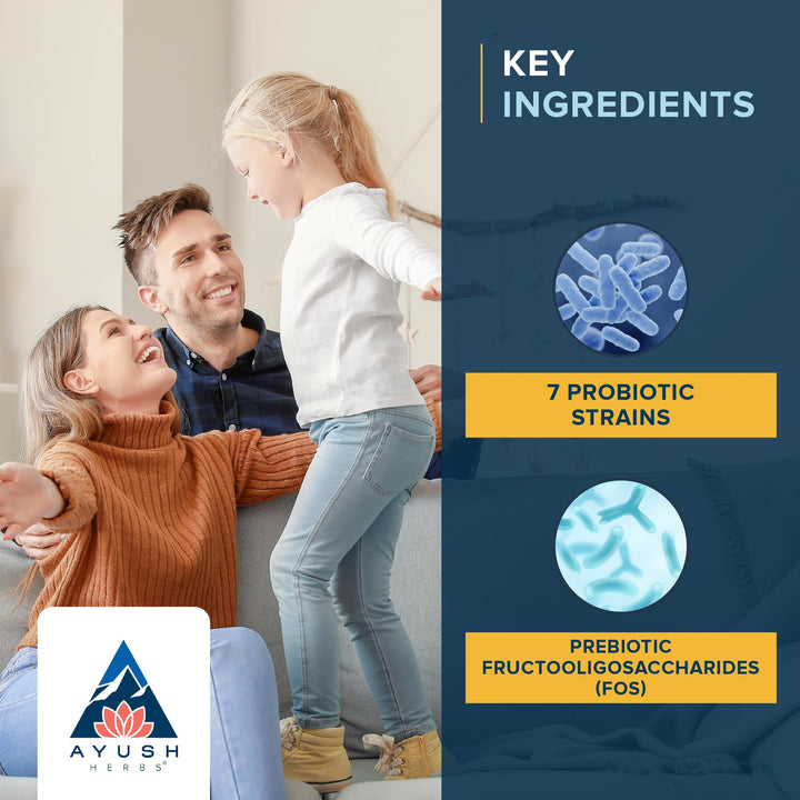 Ayush Herbs Probiotic 100b - 60 VCaps