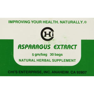 Asparagus Extract Tea by Chis Enterprise 5 gm per bag, 30 bags - The Oasis of Health