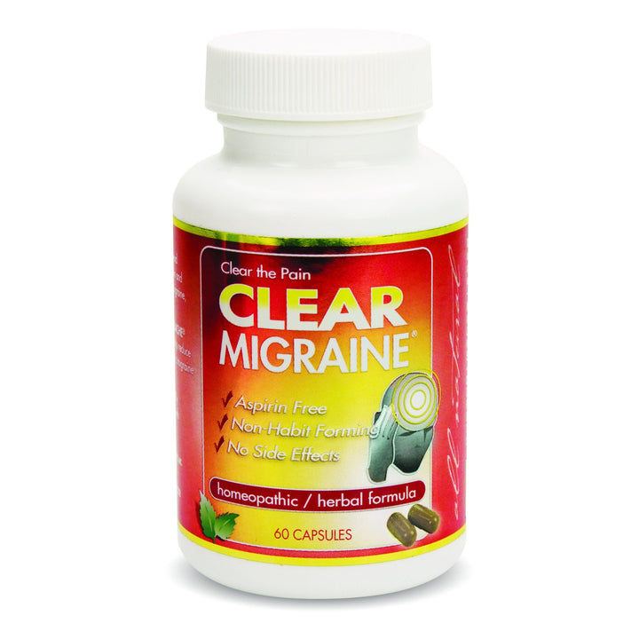 Clear Products Homeopathic Formula, Migraine, 60 Count