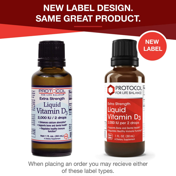 Tan Protocol For Life Balance Liquid Vitamin D3 2000 IU 1 oz Extra Strength