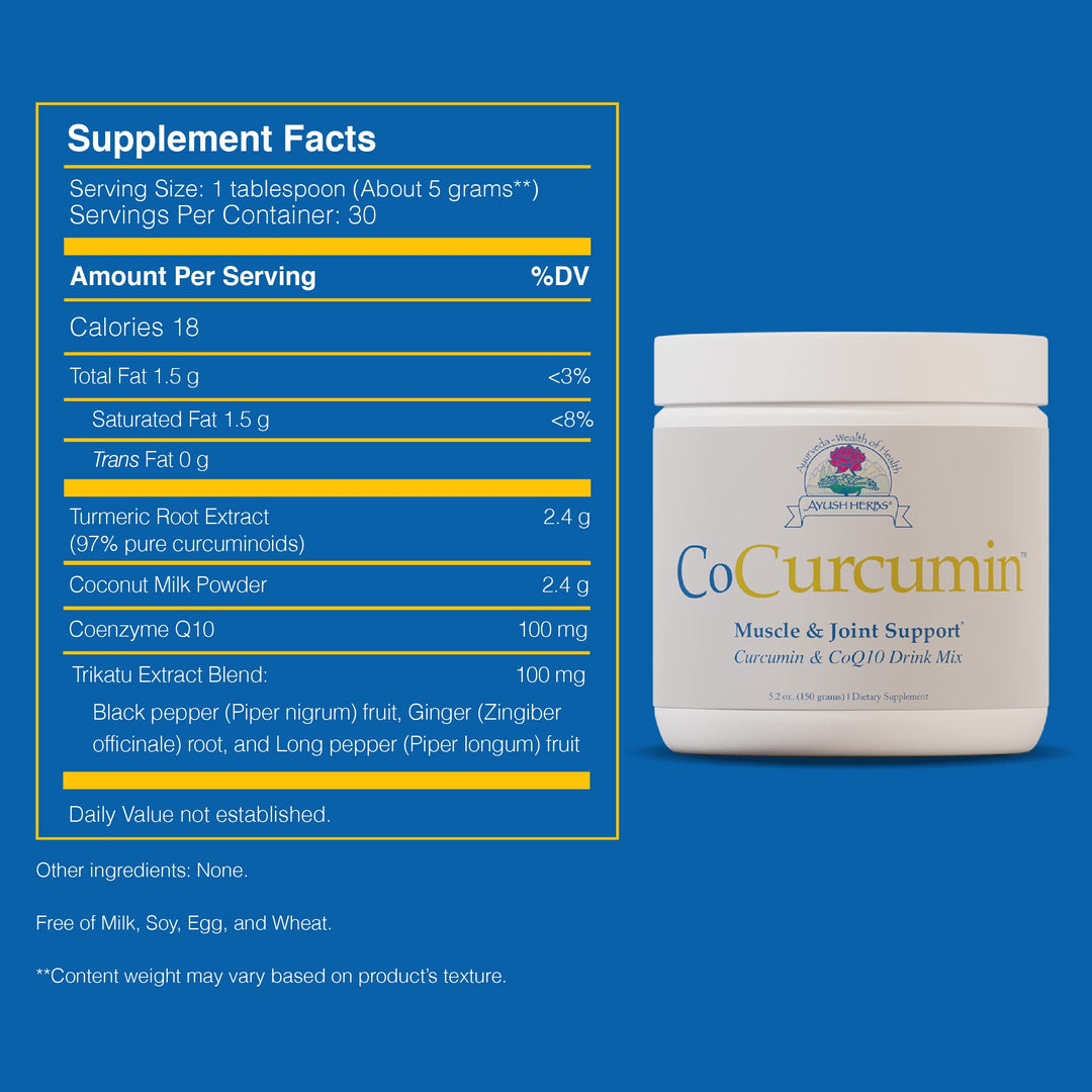 Ayush Herbs CoCurcumin With CoQ10 5.2 Ounce