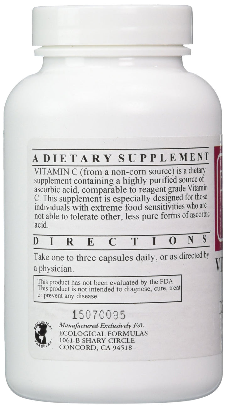 Ecological Formulas Vitamin C-1000 From Tapioca 120 capsules