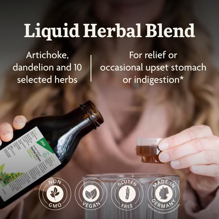Floradix Gallexier Herbal Bitters - Digestive Support Supplement with Artichoke, Dandelion, Turmeric, Ginger &amp; More - Liquid Formula - Easily Absorbed - Vegan, Non-GMO - 8.5 fl oz