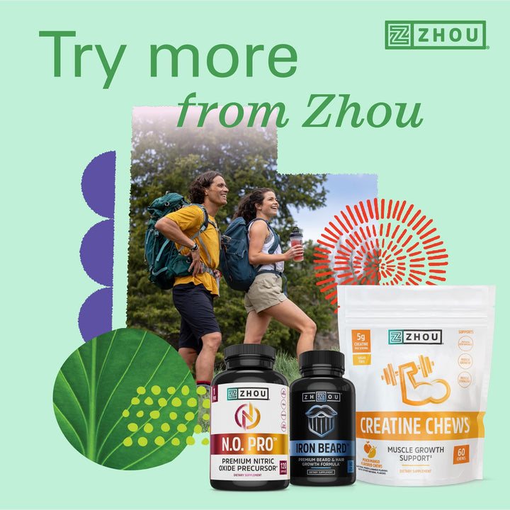 Zhou Saw Palmetto 500 mg | For Prostate Health | Healthy Urination Frequency &amp; Flow | 100 Capsules