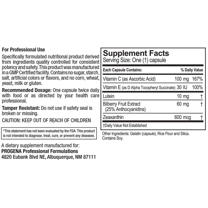 PROGENA - Eyeplus (60 Capsules)