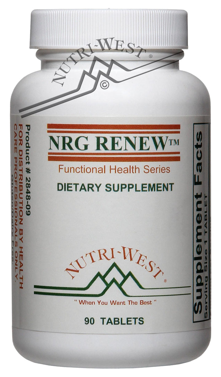 Nutri-West - NRG Renew - 90 Tablets - The Oasis of Health