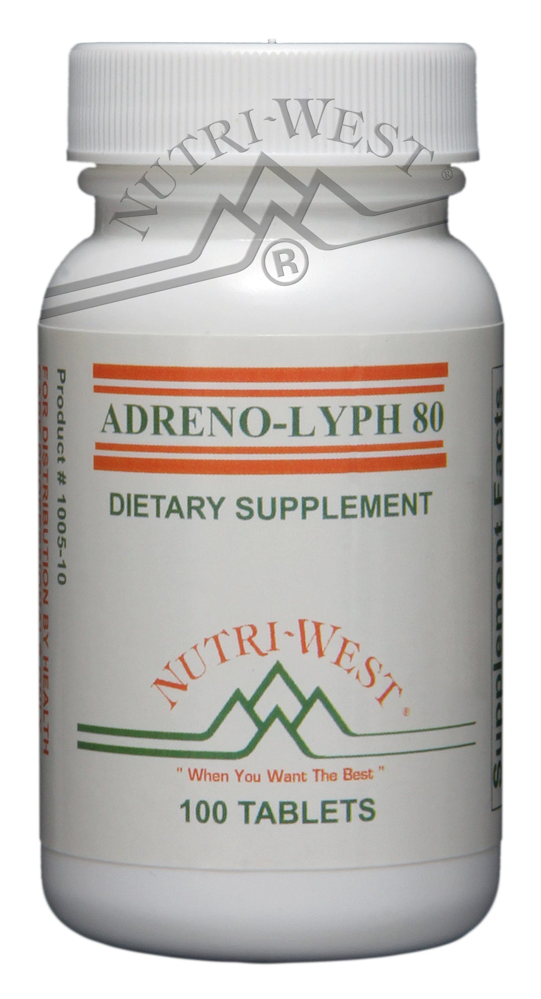 Nutri-West - Adreno-Lyph-80 - 100 Tablets - The Oasis of Health