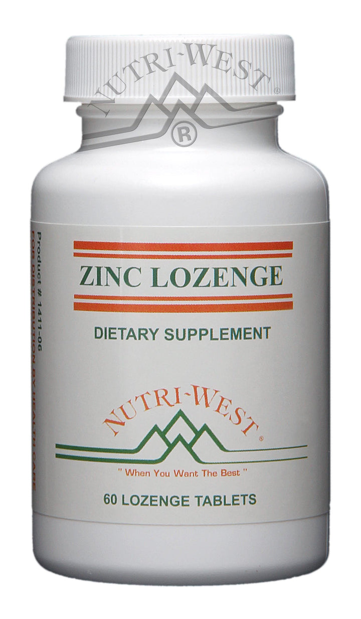 Nutri-West - Zinc-Lozenge - 60 Lozenges - The Oasis of Health