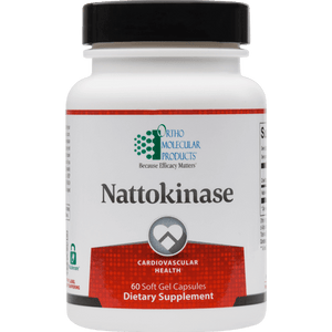 Light Gray Ortho Molecular Nattokinase 60 Soft Gel Capsules