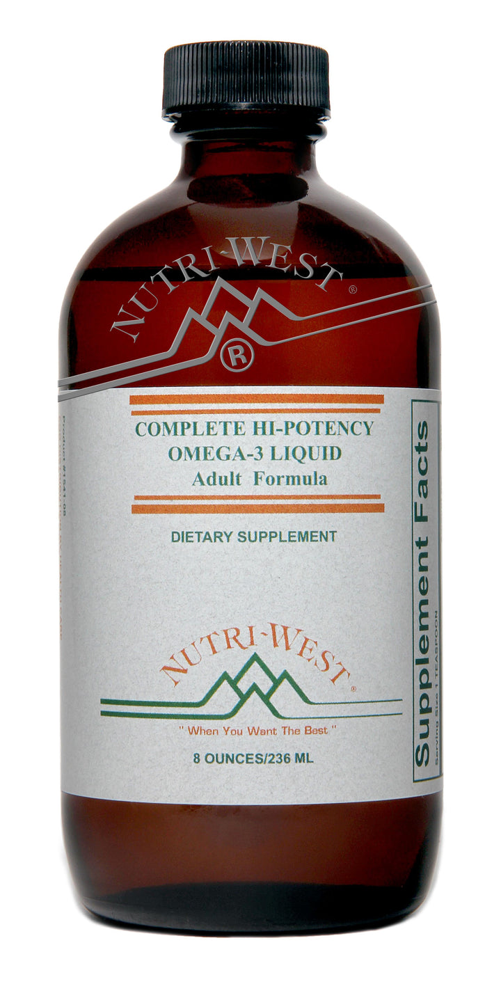 Nutri-West - Complete Hi-Potency Omega 3 Liquid - 8 oz - The Oasis of Health