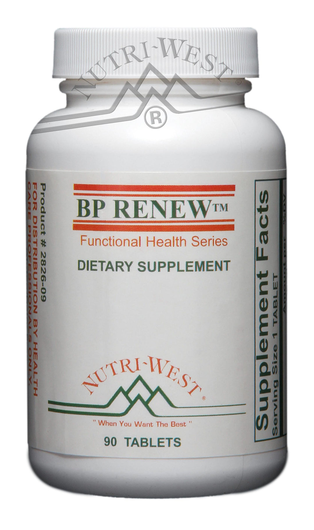 Nutri-West - BP Renew - 90 Tablets - The Oasis of Health