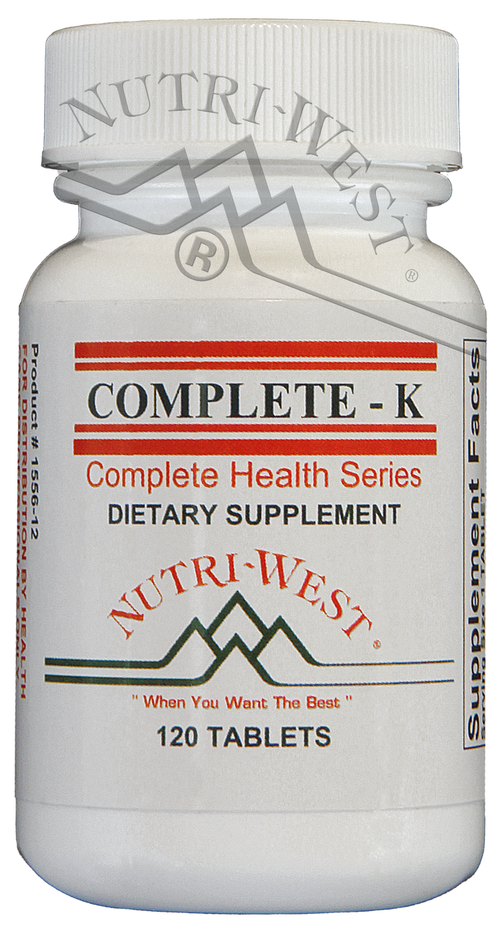 Nutri-West - Complete K - 120 Tablets - The Oasis of Health