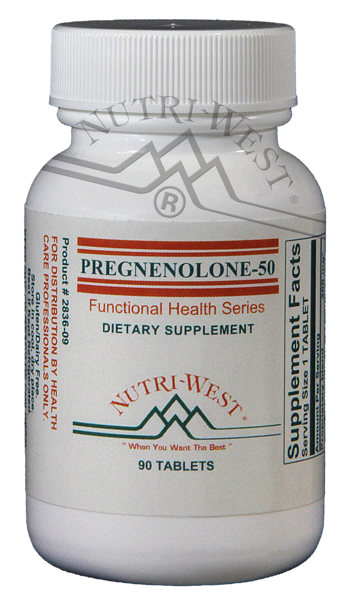 Nutri-West - Pregnenolone-50 - 90 Tablets - The Oasis of Health