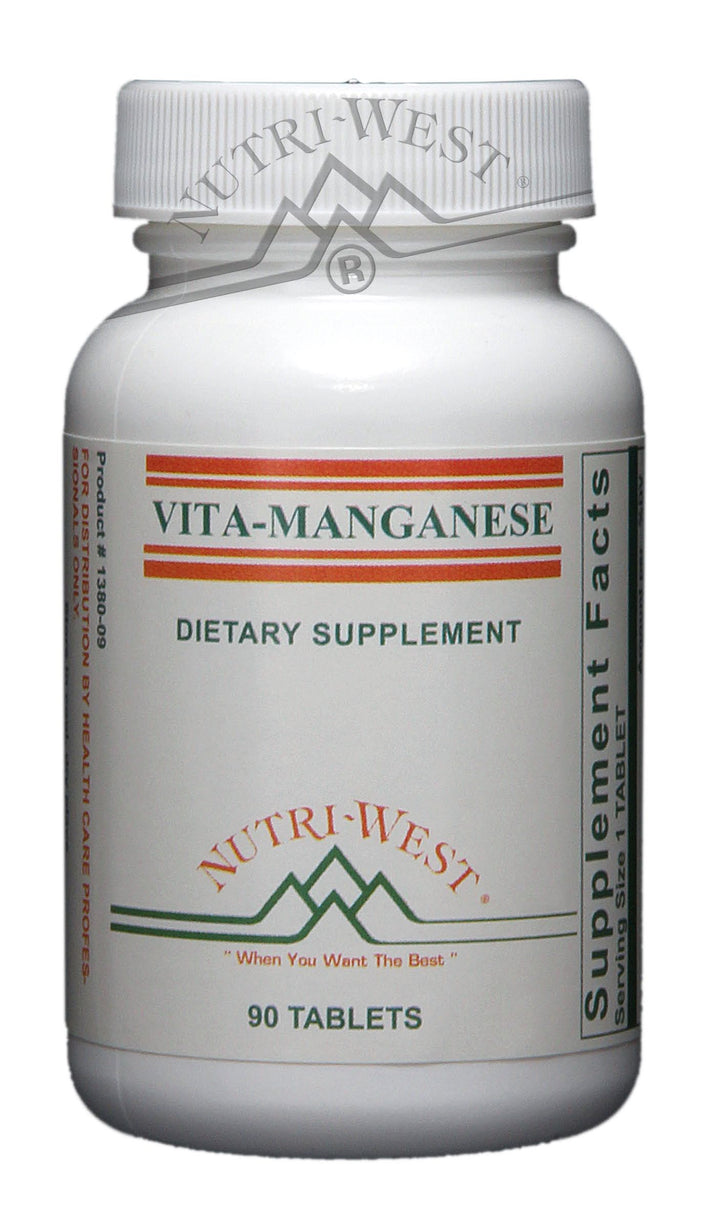 Nutri-West - Vita-Manganese - 90 Tablets - The Oasis of Health