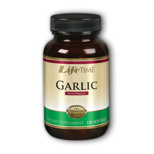 Lifetime Vitamins Garlic with Parsley 100 Sgels