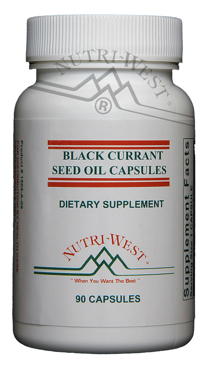 Nutri-West - Black Currant Seed Oil Capsules - 90 Capsules - The Oasis of Health