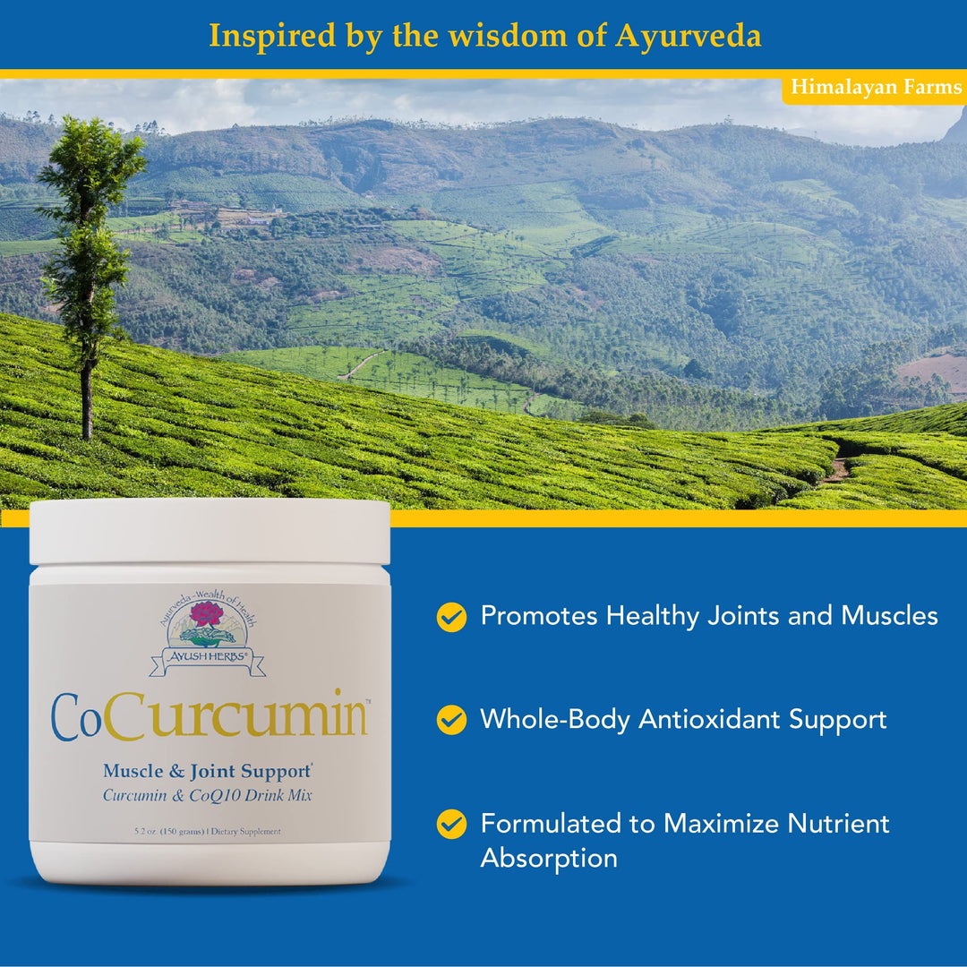 Ayush Herbs CoCurcumin With CoQ10 5.2 Ounce
