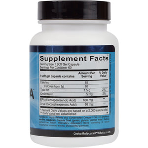 Dark Slate Gray Ortho Molecular Orthomega Select EPA 60 gels