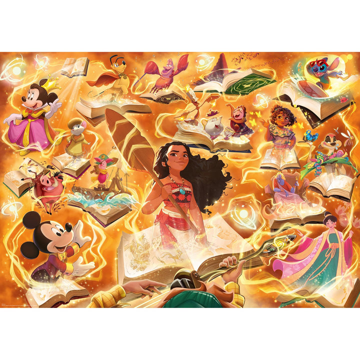 Ravensburger Disney Lorcana - Glimmers of The Realm: Amber 1000 Piece Jigsaw Puzzle | Premium Quality Made in Europe | FSC Certified Materials