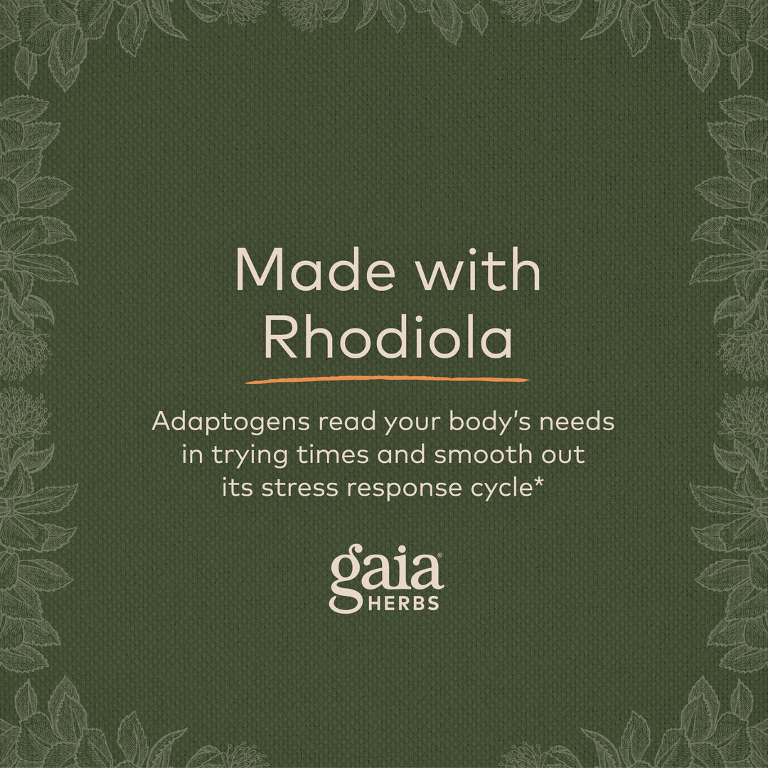 Gaia Herbs Adrenal Health Daily Support with Ashwagandha, Holy Basil & Schisandra