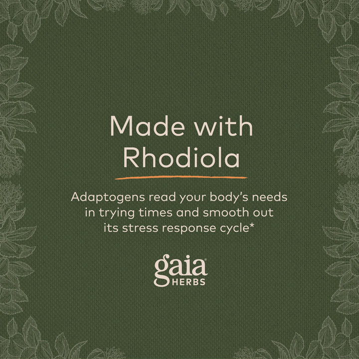 Gaia Herbs Adrenal Health Daily Support with Ashwagandha, Holy Basil & Schisandra