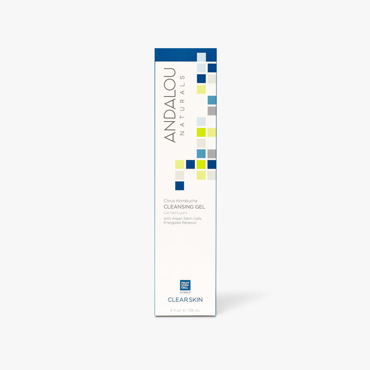 Andalou Naturals Cleansing Gel, Citrus Kombucha, 6 Fl Oz (Pack of 2)
