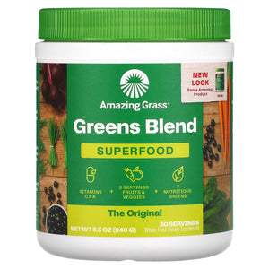 Sea Green Amazing Grass Green Superfood Original 30 servings 8.5 Oz